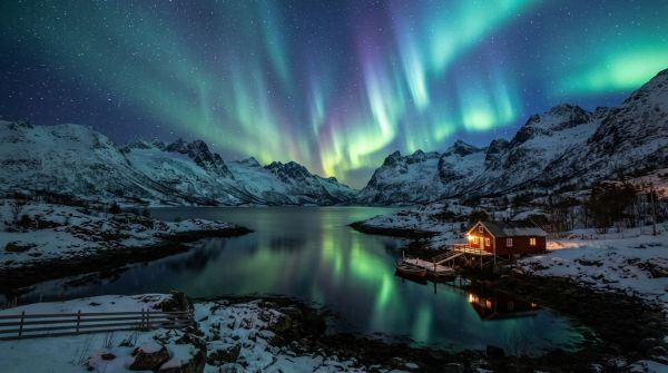 Les merveilles des aurores boréales en Norvège à découvrir